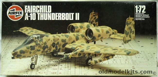 Airfix 1/72 A-10 Thunderbolt II Warthog - 57 TTW JAWS II Or 23 TFW, 906005 plastic model kit